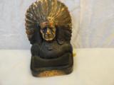 (3) 1920-40's Indian Head Banks / Bookend - 4 of 5