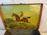 1880-90's John Finzer & Brothers Louisville Ky Large Plug Tabacco Store Display - Hunting scene - 3 of 4