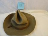 Spanish American / Phillipine War - Dewey Marked Slouch Hat - 1 of 3