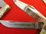 Set of (9) Colt 175th Ann.
Folding Knives-
Stag Handle - Etched Blades - 3 of 3