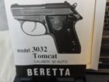 MIB Beretta Stainless Model 3032
-
.32 auto Pistol - 7 of 7