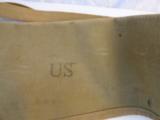 Fine Leather Top Springfield US Stamped 1903 Canvas Rifle Case circa 1915-18 - 2 of 3