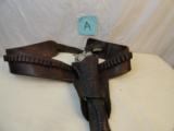 1880-90‘s Fitted Colt SAA7 1/2“ Holster/Belt Rig in .41 Colt Here is a beautiful form fitted slim Jim style holster for the 7 1/2“ Colt Army with 3/ - 1 of 6