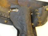 Circa 1890 T. Flynn marked Colt SAA 7 1/2“ Single Loop Holster / Belt - 2 of 8