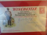 Framed Set of 6 Ex-nr-mt
Winchester Full Color advertising Covers Envelops - 3 of 4