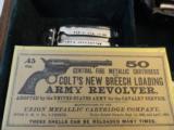 Mint Restored Colt SAA mfg in 1880= Cased-4 3/4