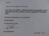 Alex Henry .500 Best Double Express Rifle - 13 of 13