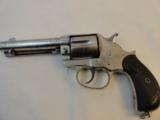 High Condition Colt Etched Panel 44-40 Model 1878 Nickel with 4 3/4