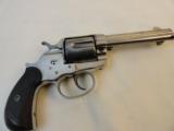 High Condition Colt Etched Panel 44-40 Model 1878 Nickel with 4 3/4