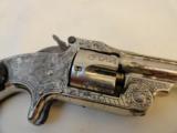 Engraved Smith & Wesson .32 Single Action aka Model 1 1/2 CF (1878-92) - 10 of 12