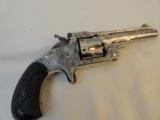 Engraved Smith & Wesson .32 Single Action aka Model 1 1/2 CF (1878-92) - 1 of 12