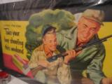 Beautifully Framed & Rare Winchester Model 61 Advertising Poster ca 1947 - 4 of 4