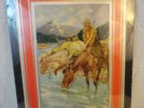 Minty Phillip Goodwyn Cowboy Art Calendar ca. 1930 - 3 of 3