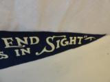 Mint and rare Hitler Heads Home British Invasion Pennant - 3 of 3