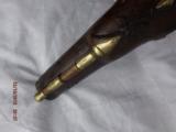 Circa 1840's Large Double Barrel Percussion Pistol- one rifled one smoothbore - 6 of 8