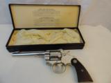 Incrediby rareNickel Colt Officers Model Target . 22 in Original Box- 1948 - 1 of 12