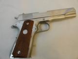 Minty Colt 1911 Series 70 Nickel .45 ACP made in 1972 - 1 of 7