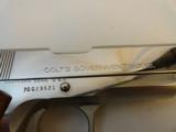 Minty Colt 1911 Series 70 Nickel .45 ACP made in 1972 - 5 of 7