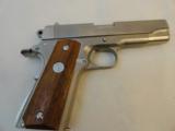 Colt 1911 Series 70 Combat Commander .45 ACP Nickel - 1983 Last Year - 1 of 7