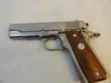Colt 1911 Series 70 Combat Commander .45 ACP Nickel - 1983 Last Year - 2 of 7