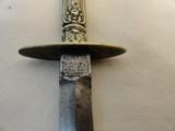 Pre Civil Wark Dirk with Silver Handle - G. Woodhead of Sheffield - 3 of 4