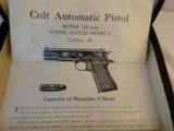 As New In Original Matching Box Colt Pre War Post War .38 Super mfg in 1948 - 12 of 15