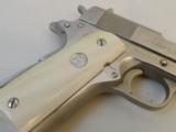 Beautiful Colt 1911 Series 70 Nickel .45 ACP with Real Colt Ivory Grips (1974)- 7 of 8