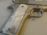 Impossible Mint Never Fired Colt 1911 Nickel .45 Mfg 1953 MIB - Pearl Grips - 8 of 11