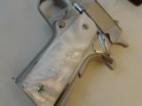 Impossible Mint Never Fired Colt 1911 Nickel .45 Mfg 1953 MIB - Pearl Grips - 9 of 11
