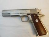 Lovely Colt Model 1911 Series 70 Nickel .45 ACP - 2 of 10