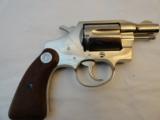 Scarce Colt Detective Special in .32 Colt New Police Caliber Nickel (1950) - 1 of 7
