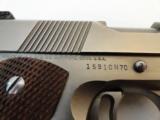 Scarce Colt 1911 Series 70 Electroless Nickel Gold Cup National Match Custom Gun Ship .45 - 4 of 8