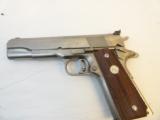 Scarce Colt 1911 Series 70 Electroless Nickel Gold Cup National Match Custom Gun Ship .45 - 2 of 8