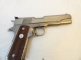 Scarce Colt 1911 Series 70 Electroless Nickel Gold Cup National Match Custom Gun Ship .45 - 1 of 8