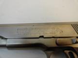 Scarce Colt 1911 Series 70 Electroless Nickel Gold Cup National Match Custom Gun Ship .45 - 3 of 8