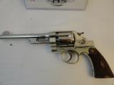 Minty Smith & Wesson Triple Lock .44 spl.Nickel with factory letter - 3 of 9