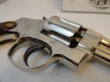 Minty Smith & Wesson Triple Lock .44 spl.Nickel with factory letter - 8 of 9