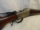 Fantastic Special Order Semi Deluxe Wichester Model 1885 Low Wall .22 Short.- 3 of 11