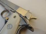 Near New Colt Model 1911 Nickel .45 Series 70 with Colt Ivories (1975) - 10 of 10