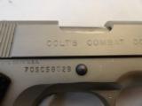 Colt 1911 Series 70 Combat Commander Nickel. 45 ACP - 4 of 10