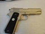 Colt 1911 Series 70 Combat Commander Nickel. 45 ACP - 3 of 10