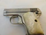 Pre War Colt Model 1908 Nickel . 25 ACP - 2 of 6