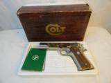 MIB Colt 1911 Series 70 in Nickel .45 ACP- 1 of 11