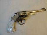 Beautiful High Condition Smith Wesson Triple Lock Nickel .44 spl.
- 1 of 10