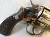 1948 Smith Wesson Pre Model 10 HE 38 spl. Nickel - 7 of 10