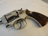 1948 Smith Wesson Pre Model 10 HE 38 spl. Nickel - 9 of 10
