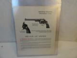 Original Smith Wesson Pre War Registered Magnum Order Sheet Instructions - 1 of 5