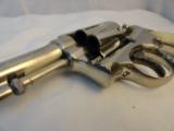 Pre War Factory NickelM&P Smith Wesson HE .38 spl.Pearls Model of 1905 - 8 of 10