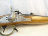 Fully Hand Deep Relief Engraved Zoli Springfield Civil War .58 cal. Rifle - 9 of 15