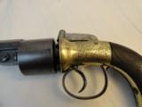 1840-50's Rare Bar Hammer Revolving Pistol - Belgium percussiion
- 11 of 15